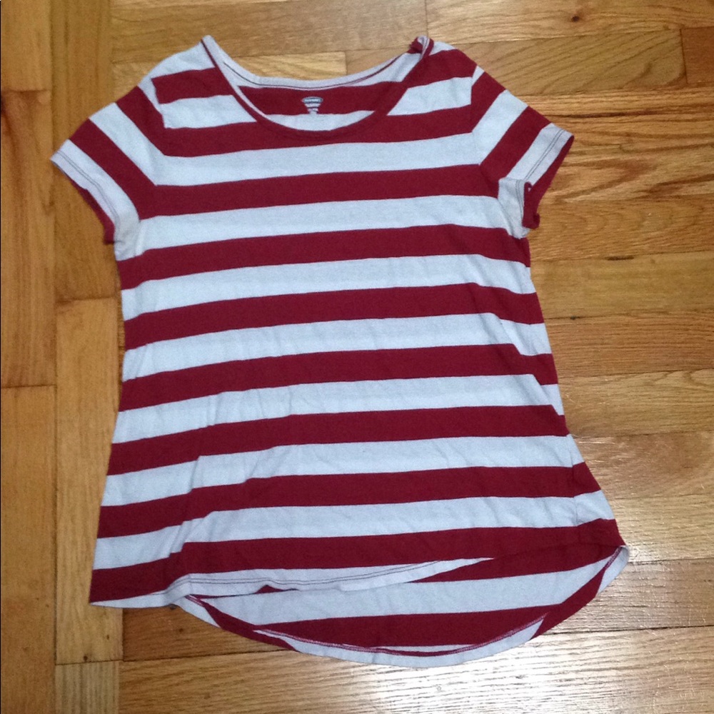 Red and white t-shirt